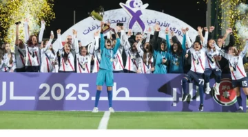 اللقب الثالث تاريخياً.. نادي الاتحاد يحسم درع الدوري الأردني للمحترفات بنجاح ساحق